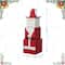 Glitzhome® 24.5" Christmas Wood Santa and Nutcracker Reversible Boxed Porch Decor